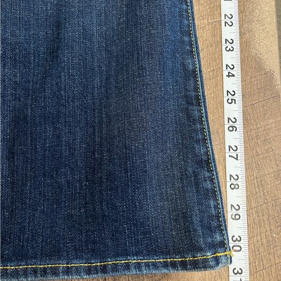 X2 W10 Bootcut Jeans Womens Size 8 Dark Wash Denim Low Waist Simple Country Barn - Picture 8 of 9